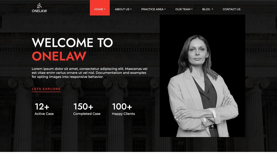 ONELAW - Responsive Template for Lawyers