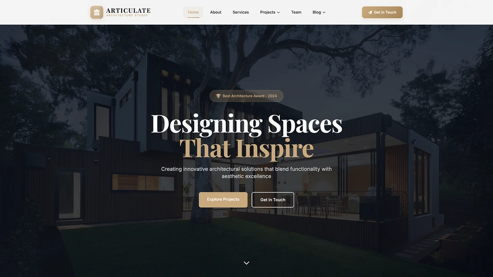 Arculate - Architecture Studio HTML Template