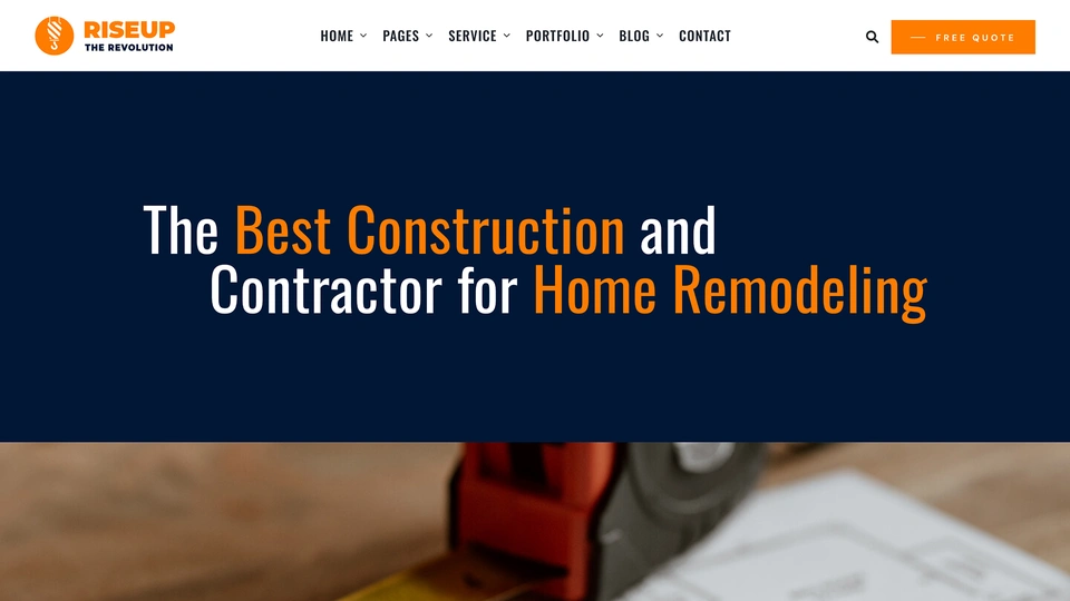 Riseup - Construction HTML Template