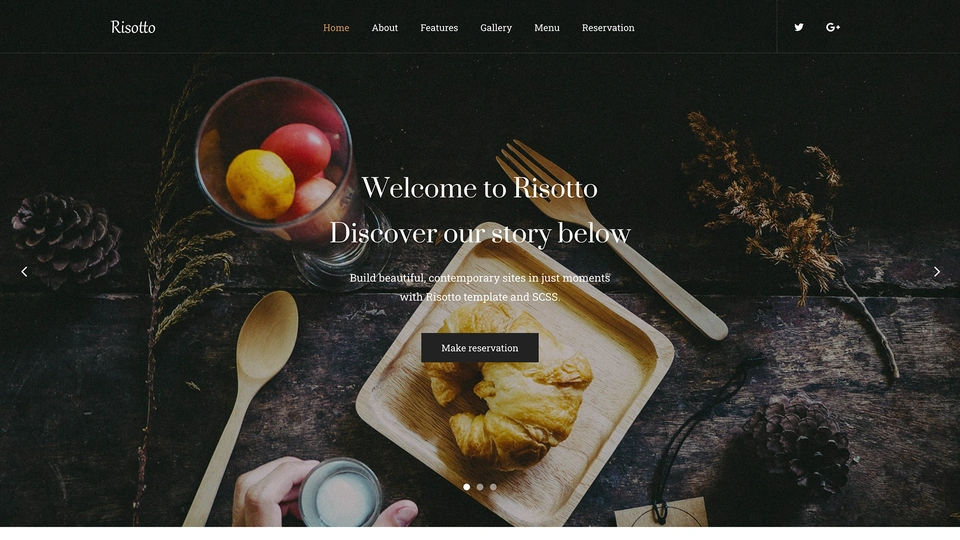 Risotto - Responsive Restaurant Template