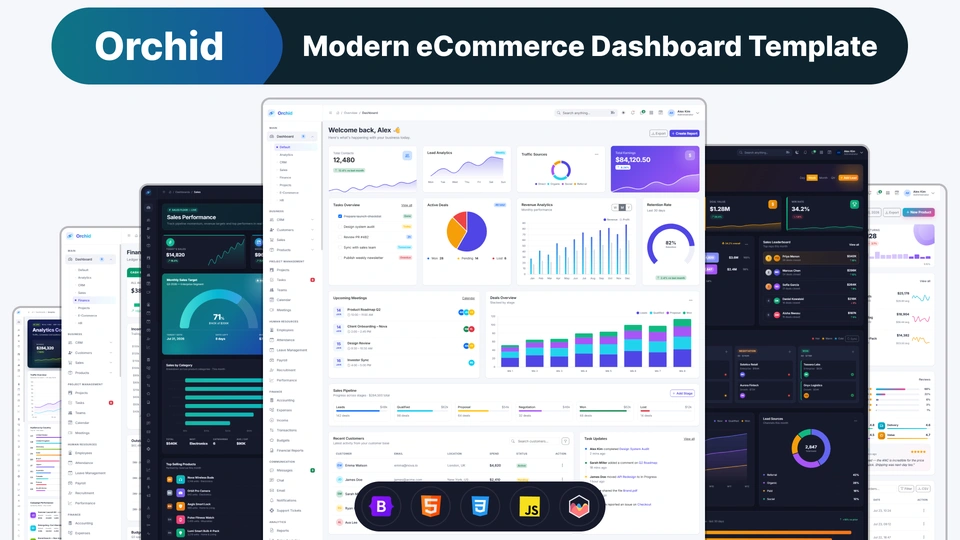 Orchid - Bootstrap 5 Admin Dashboard Template