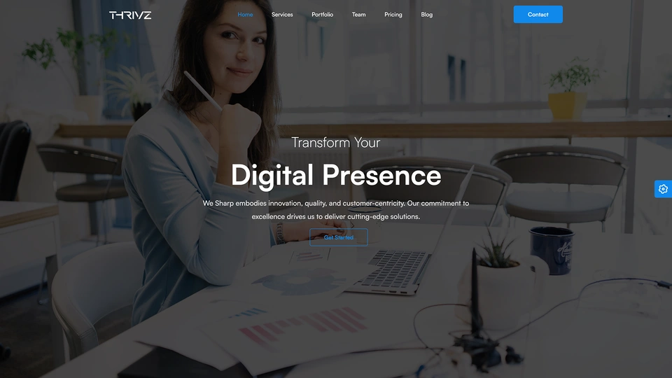 Thrivz - Landing Page Templates + LTR & RTL + Light & Dark