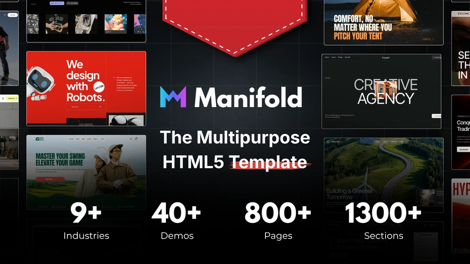 Manifold - Multipurpose HTML5 Template with 40 Website Demos