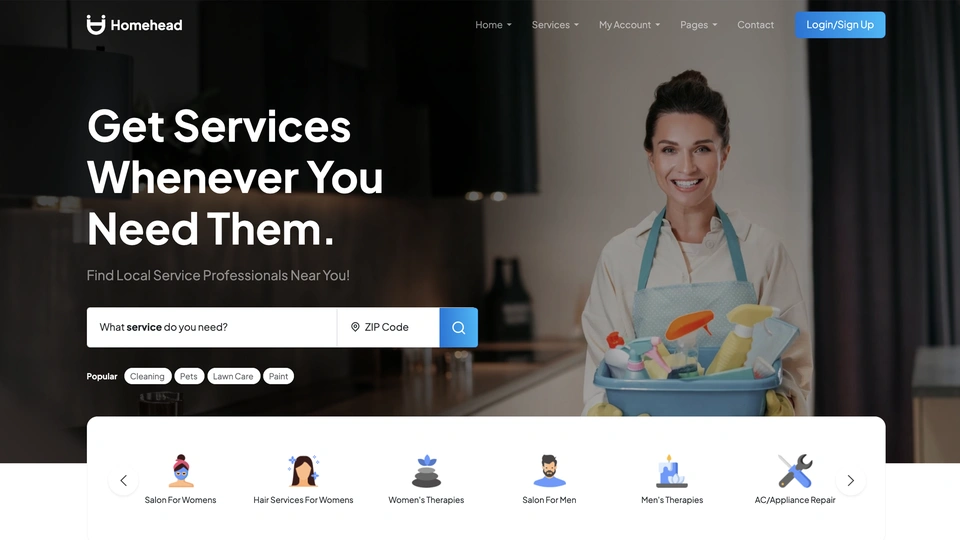 Homehead - Multi Services Provider HTML Template