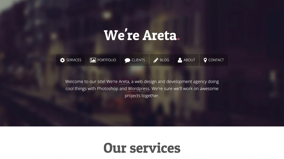 Areta - Agency Portfolio Template