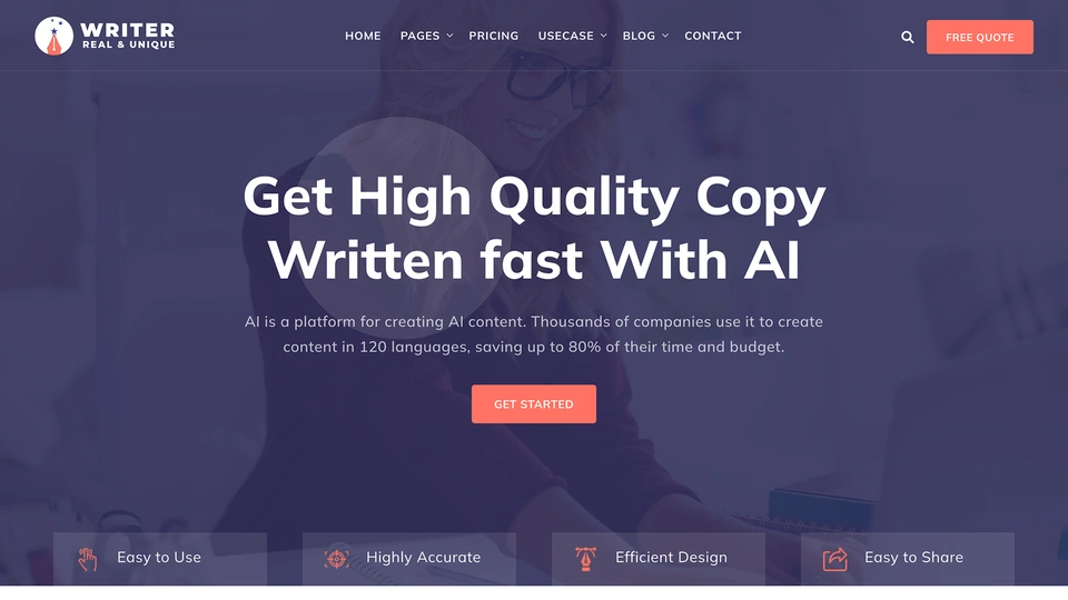 WriterPro - AI Writer and Copywriting Template