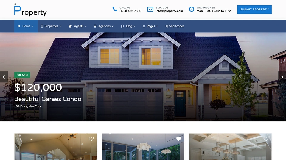 iProperty - Responsive Bootstrap Template