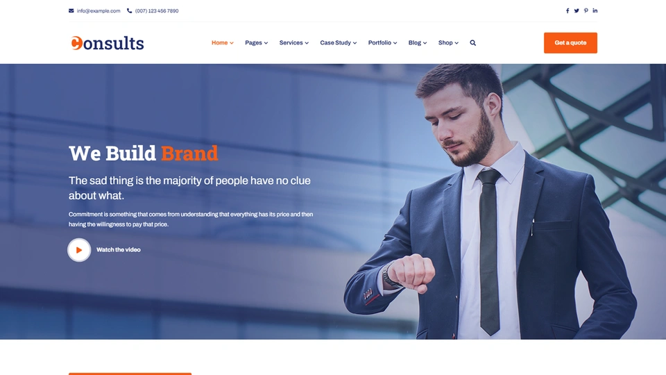 Consult - Agency & Services HTML Template