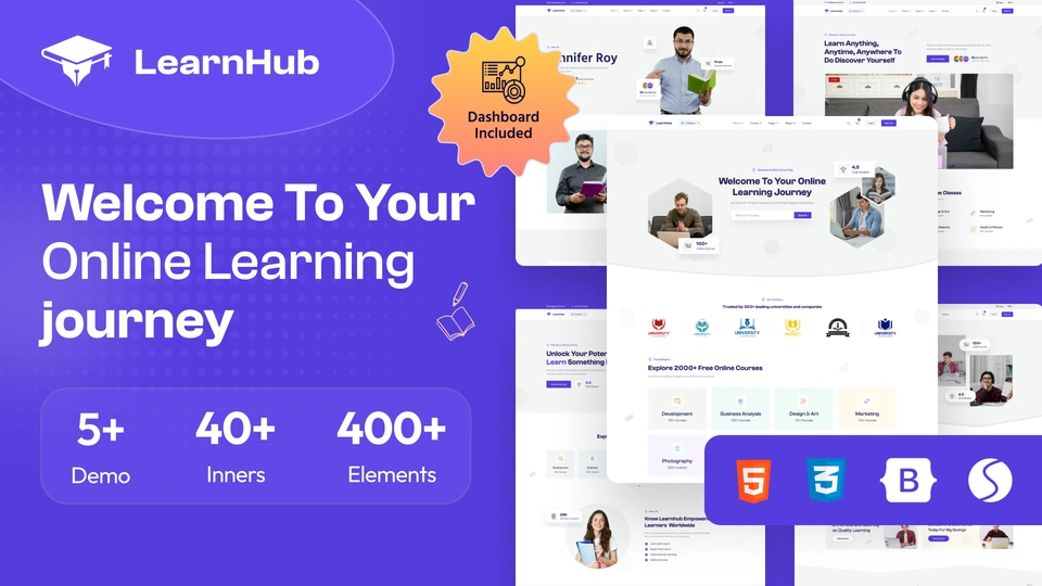 LearnHub - Education HTML Template