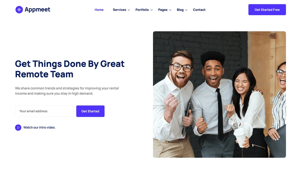 Appmeet - Startup, App & SaaS HTML Template