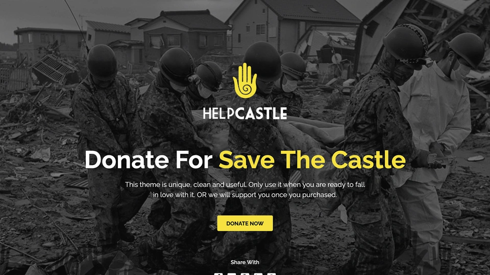 HelpCastle - Donation Landing Page