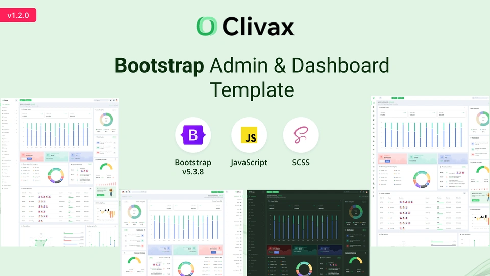 Clivax - Bootstrap 5 Admin Dashboard Template