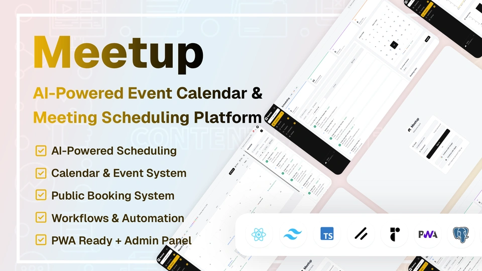 Meetup - AI-Powered Calendar & Meeting Scheduling Platform