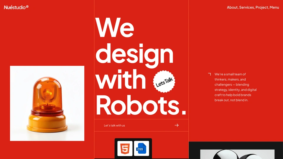 Nuestudio - Creative Agency & Design Studio HTML Template