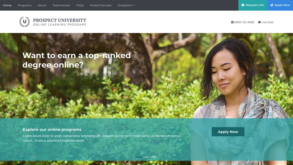 Prospect - Bootstrap 5 Template for Education and Course Promotion
