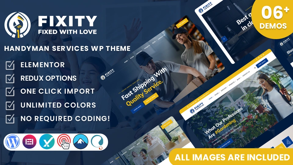 Fixity - Handyman Services WordPress Theme