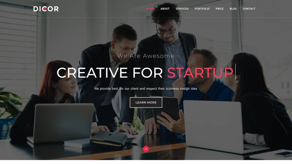 Dicor - Design Agency & Creative Studio Template