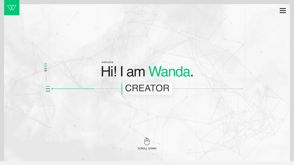 WANDA - The Unique Minimal Portfolio Template