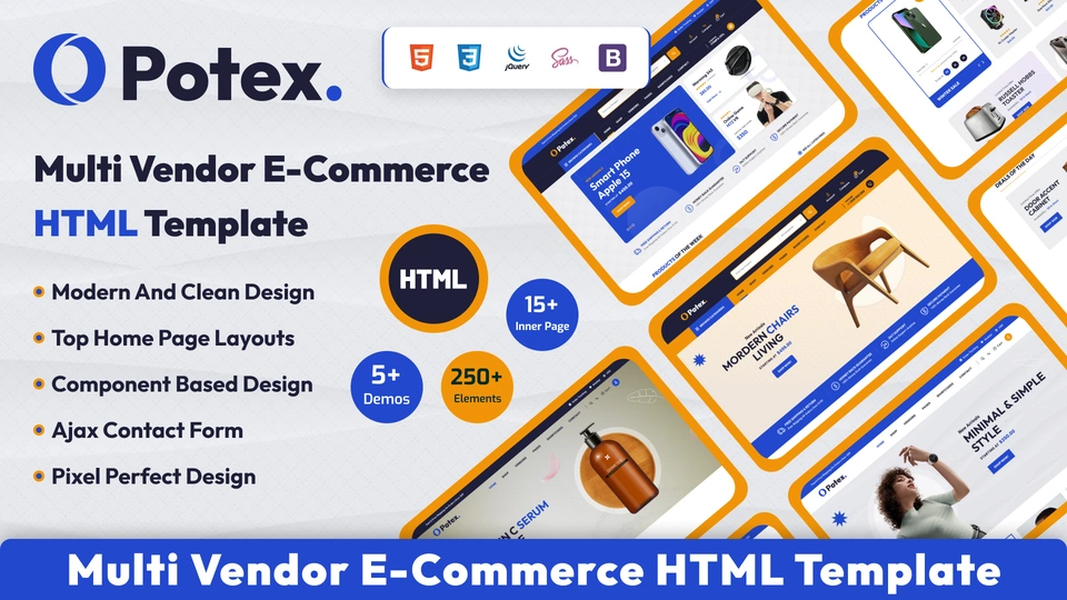 Potex - Multivendor Marketplace HTML Template