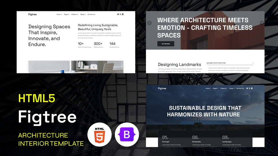 Figtree - Architecture & Interior Design HTML Template