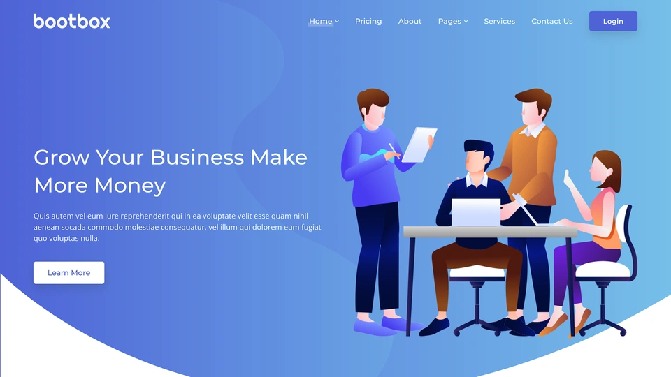 Nuxt Startup Template Website Templates WrapBootstrap