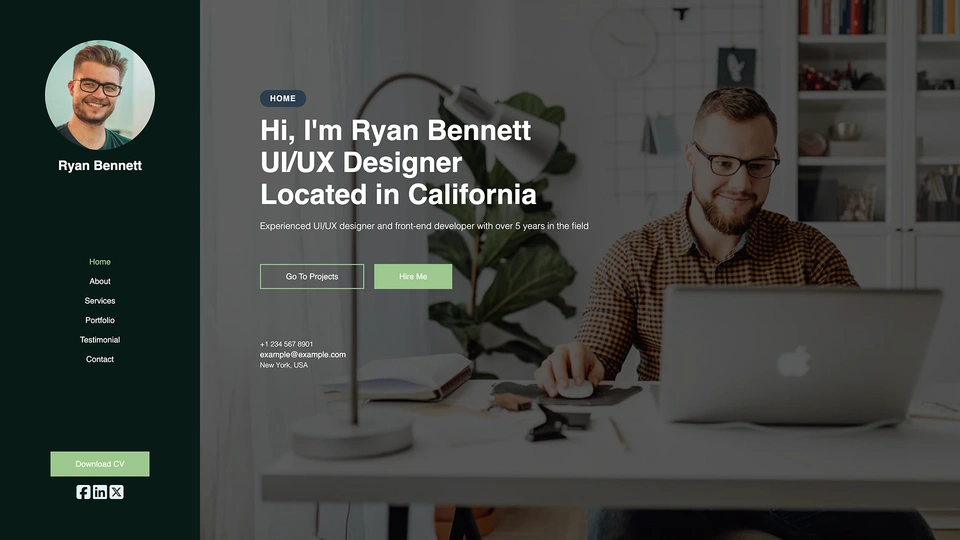 ClarifyFolio - Next.js Personal Portfolio Template