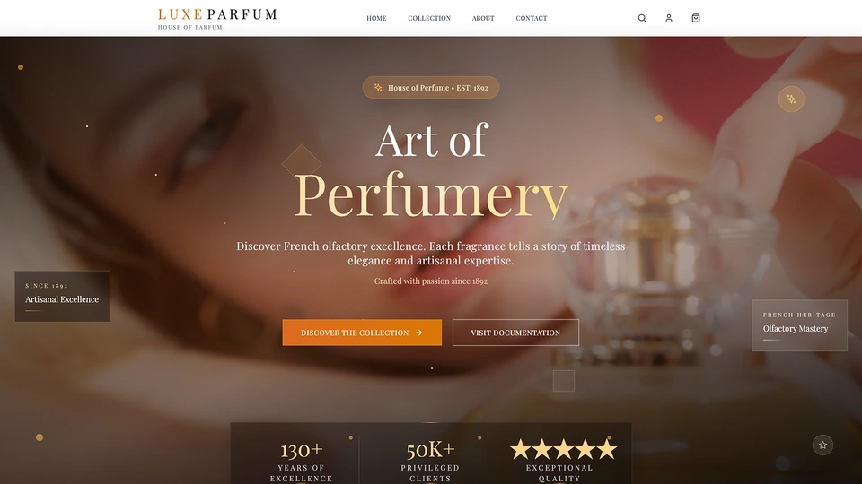Luxe Parfum - Luxury Perfume eCommerce Template