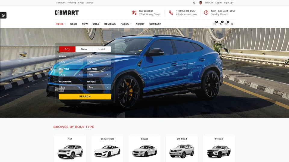 CarMart - Automotive Car Dealership WordPress Theme