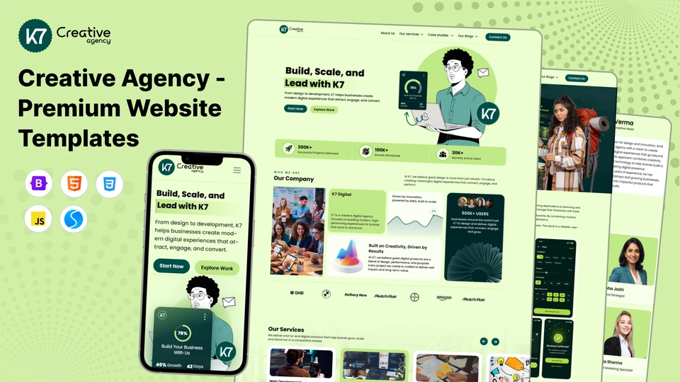 K7 Creative - Digital Agency HTML Template