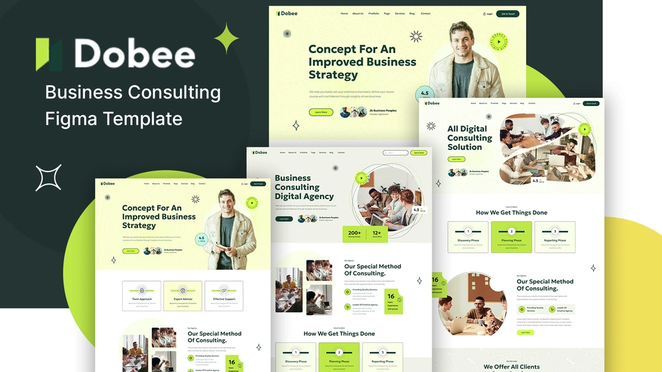 Dobee - Business Consulting Figma Template