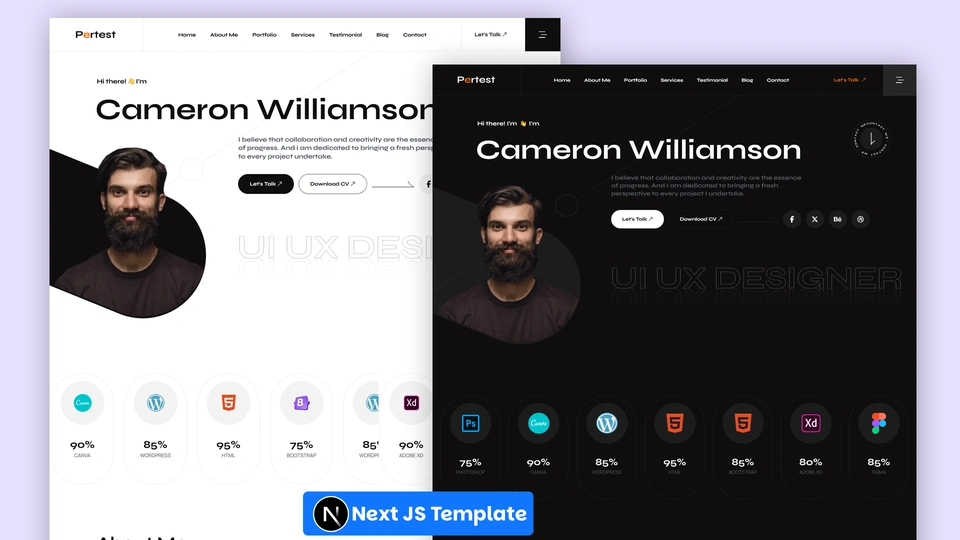 Textio - Personal Portfolio Next js Template