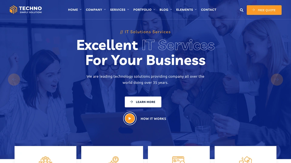 Techno - IT Solutions & Technology Template