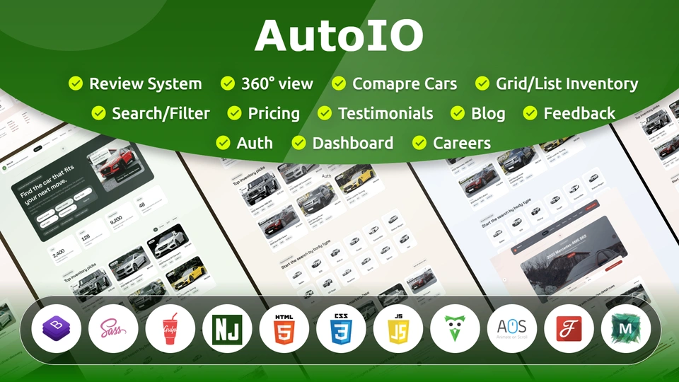AutoIO - Cars Listings & Directory Template