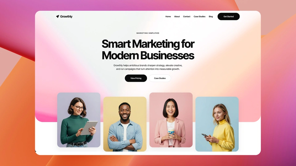 Growthly - Marketing Agency Template