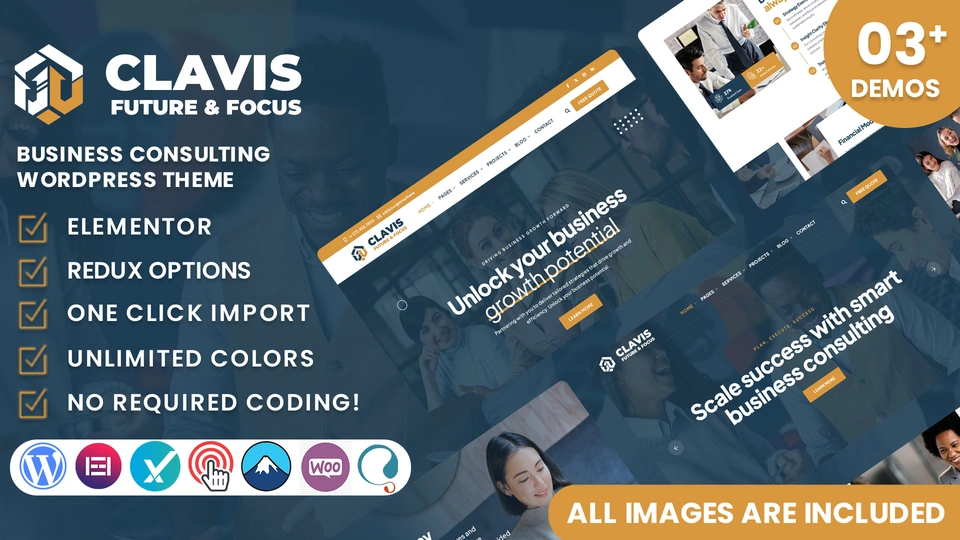 Clavis - Business Consulting WordPress Theme