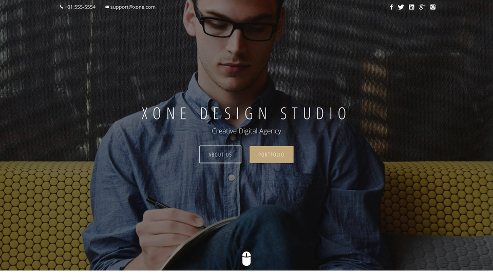 Xone - Minimal Bootstrap Portfolio Template