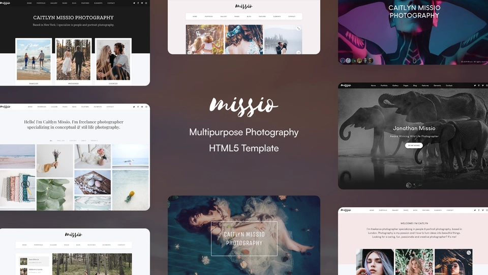 Missio - Photography Portfolio HTML Template