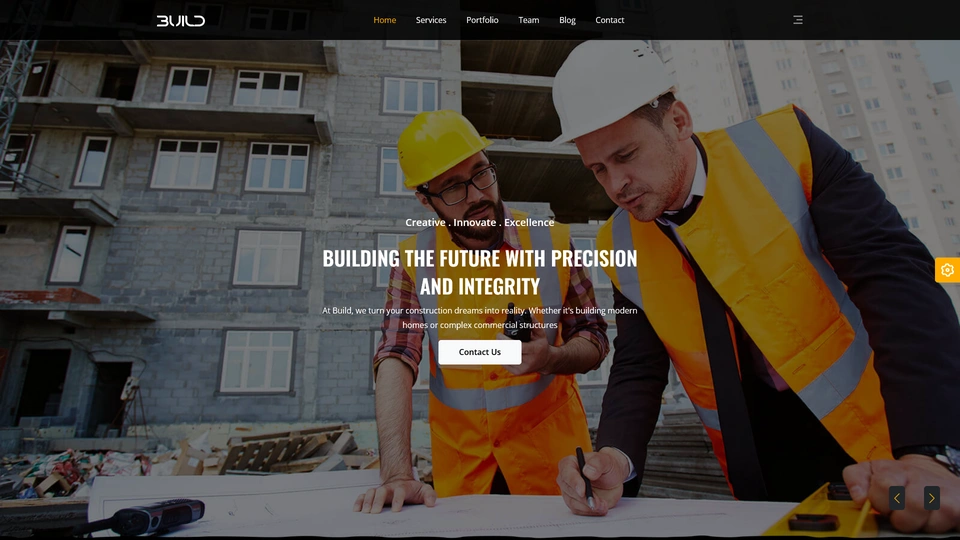 Build - Construction Landing Page Template + LTR & RTL + Light & Dark
