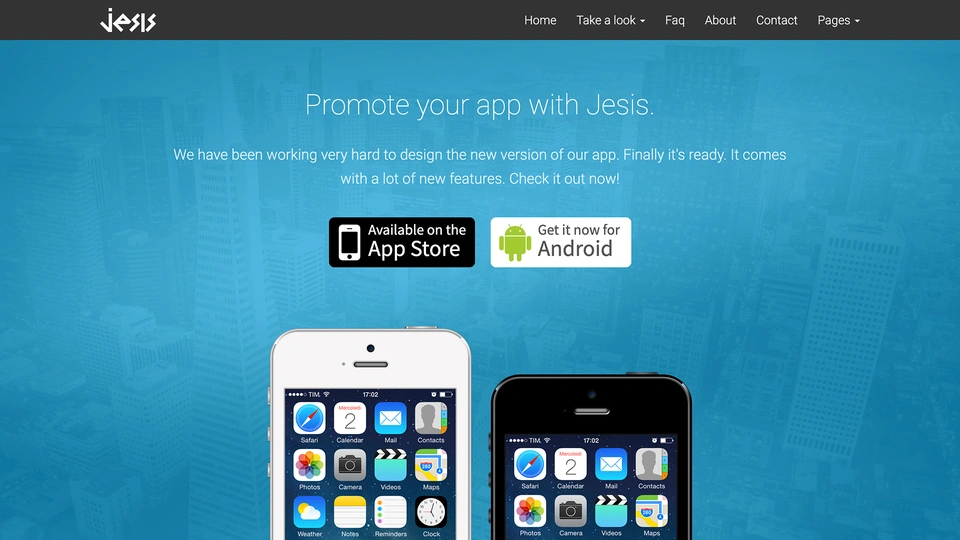 Jesis - Responsive App Landing Page