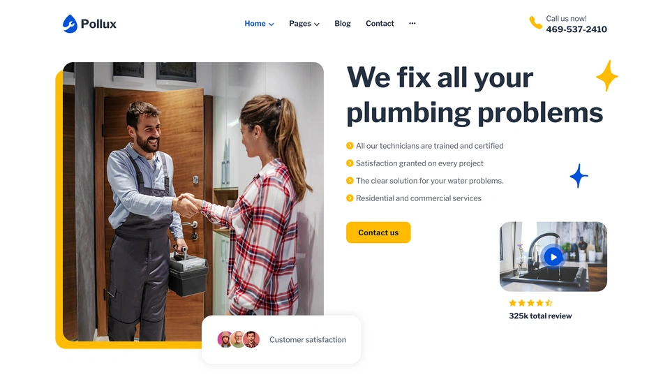 Pollux - Plumber, Carpenter and Cleaning