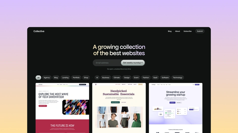 Collective - Directory, Gallery & Inspiration Framer Template