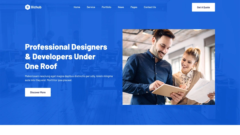 Bizhub - Consulting Business HTML Template