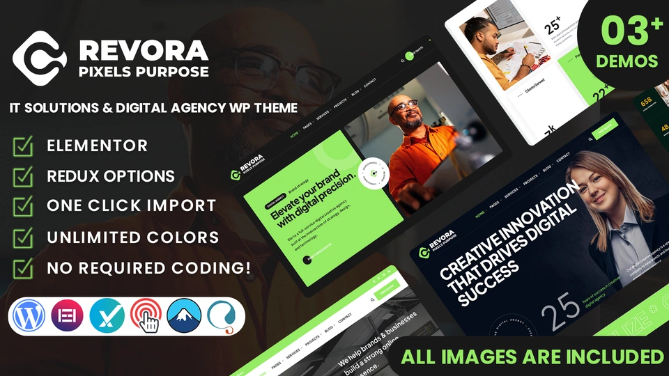 Revora - IT Solutions & Digital Agency WordPress Theme