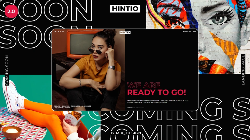 Hintio - Coming Soon & Landing Page Template
