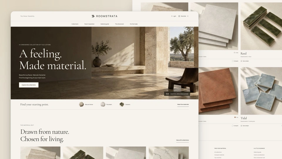 Roomstrata - Tile and Stone Showroom HTML Website Template