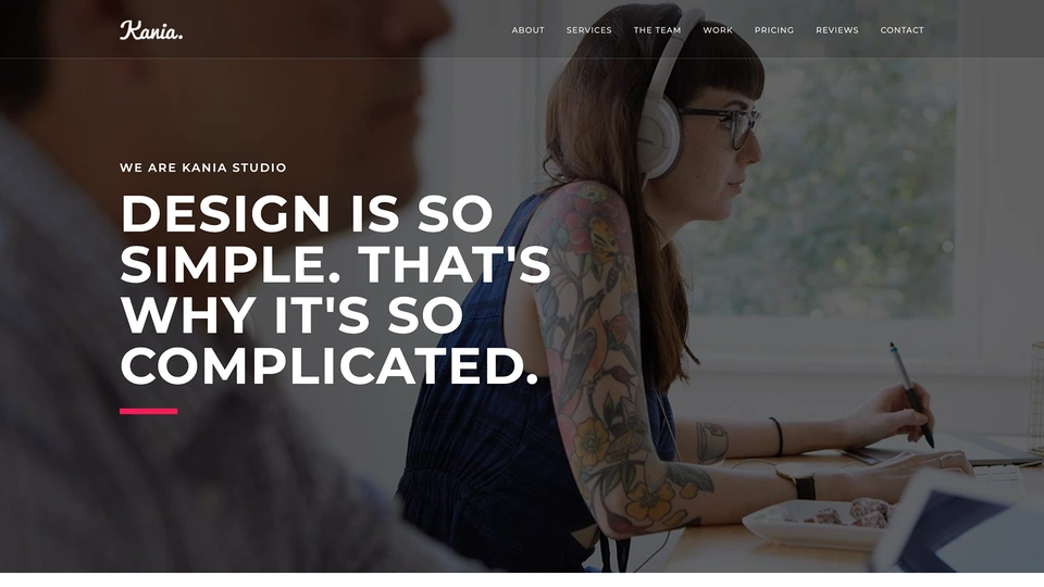 Kania - Multipurpose One Page Template