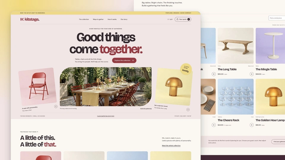 Kitstage - Event Equipment Rental HTML Website Template