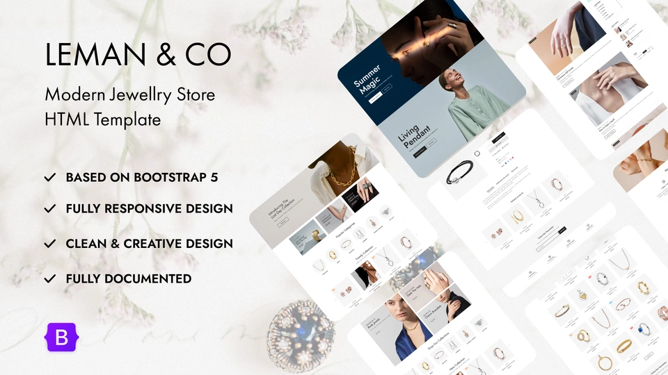 Leman - Modern Jewelry Store HTML Template