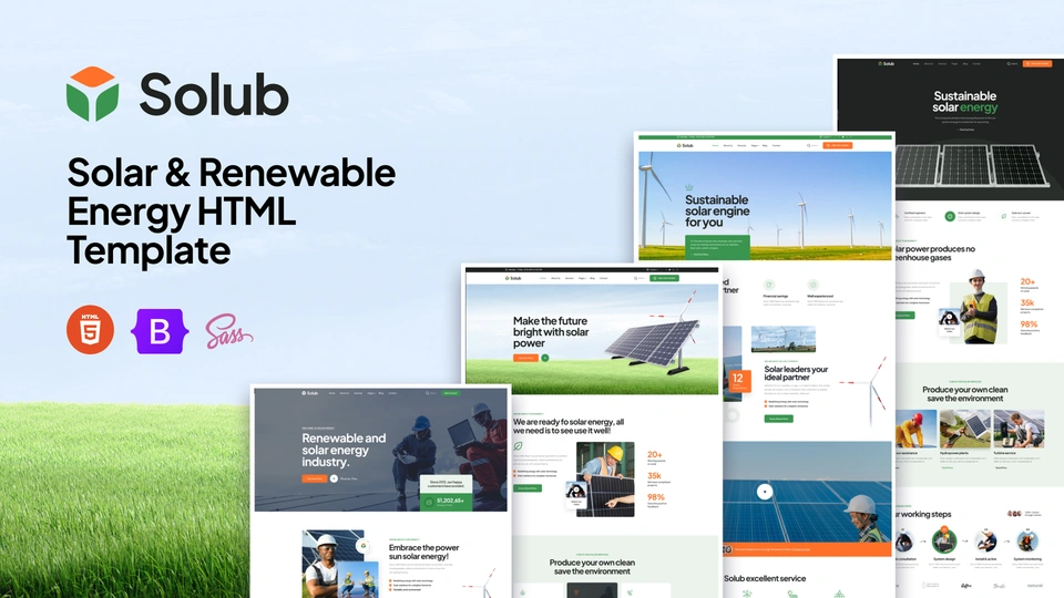 Solub - Solar and Renewable Energy HTML Template