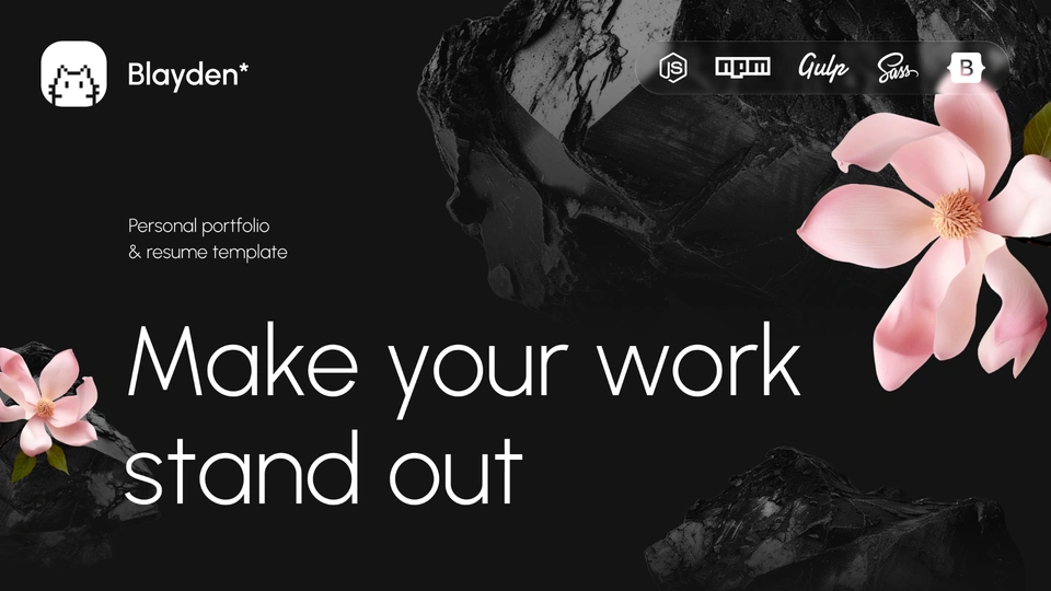 Blayden - Personal Portfolio & Resume HTML Template